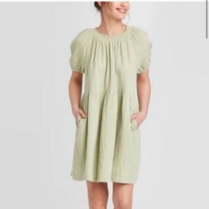 NWT Universal Threads MintPuff Sleeve Dress size M